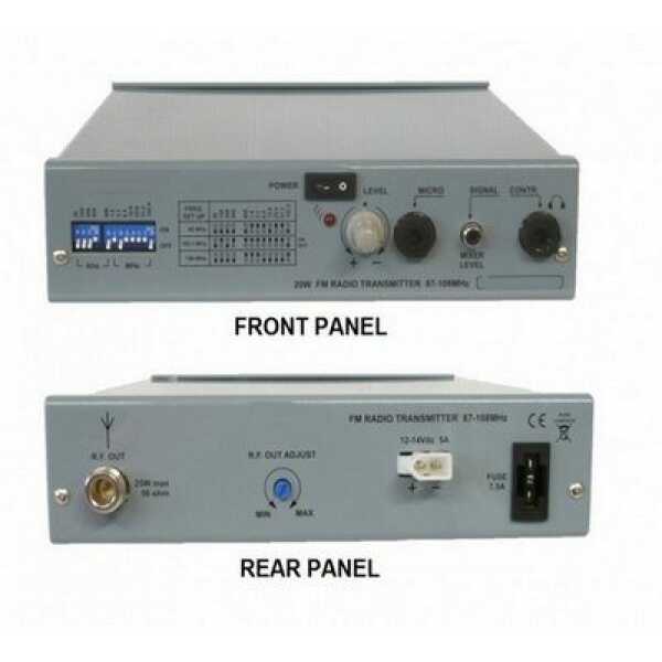 FM 88-108MHz RADIO PORTABLE TRANSMITTER