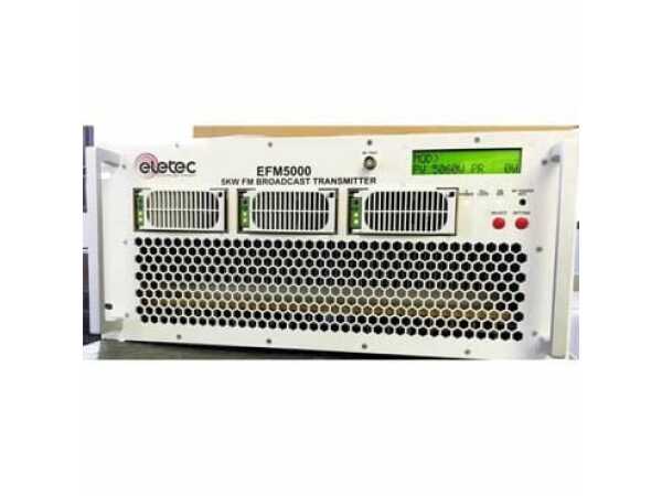 5 kW FM Modular Transmitter MFM5000 - Eletec Broadcast Transmitters