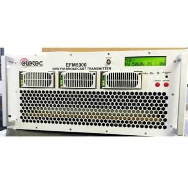5 kW FM Modular Transmitter MFM5000 - Eletec Broadcast Transmitters