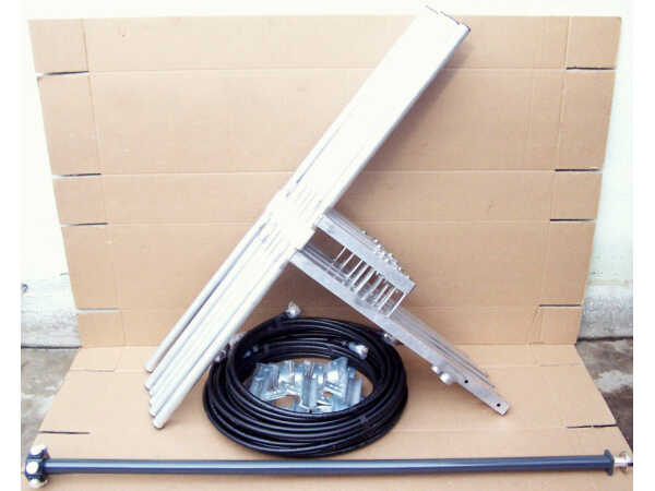 Package 6 Bay Dipole FM Antenna and Accessories