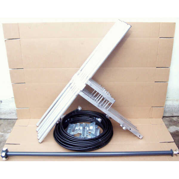 Package 6 Bay Dipole FM Antenna and Accessories
