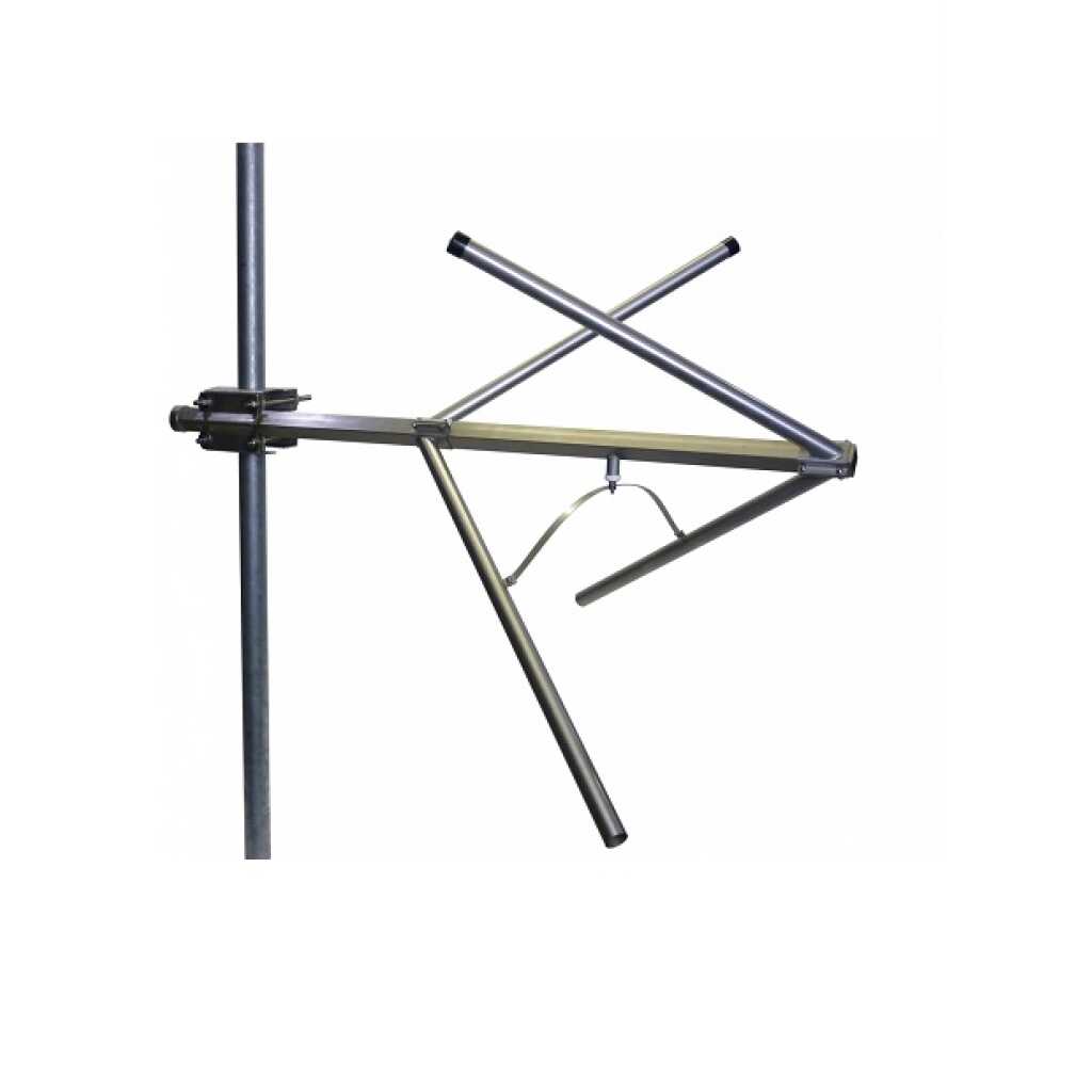 Two bay dipole antenna for radio transmitter
