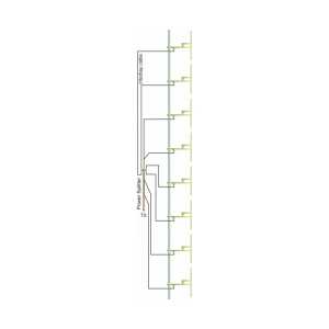 8-Bay Antenna for FM Transmitter (Including 8 pcs of 1-bay antenna + 8-way power divider)