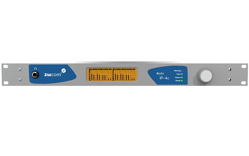 2WCOM IP-4c professional multi-format four-channel audio over IP encoder / decoder