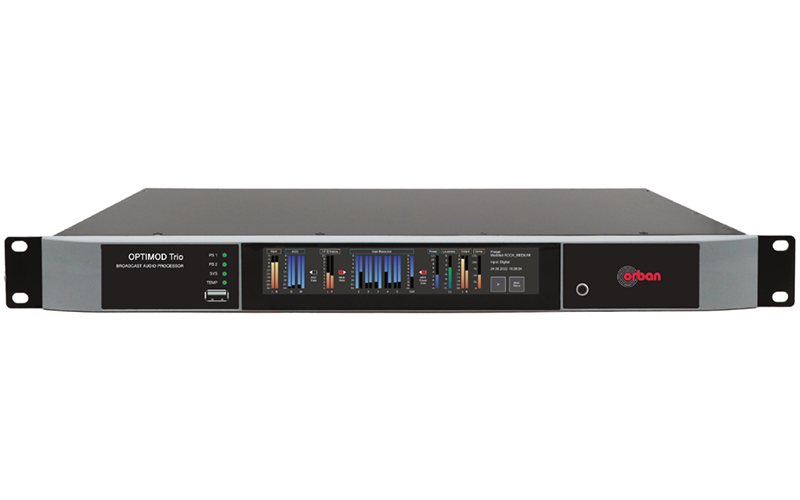 Orban Optimod TRIO FM/AM/DAB+ Digital Audio Processor, 5-band, RDS/RBDS - ON AIR Broadcast Processor