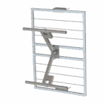 Band III VHF Broadband dipole, 7/8 type connector
