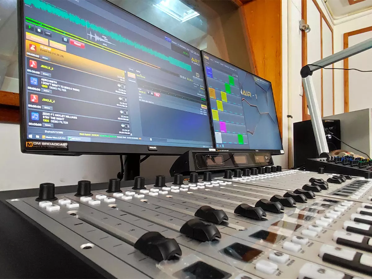 Radio Studio TOP Full Set On Air Equipment