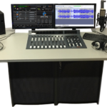 On Air studio with SOUNDTRACK automation and 2 presenters