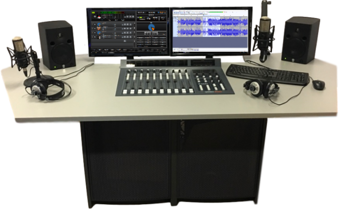 On Air studio with SOUNDTRACK automation and 2 presenters - Image 1