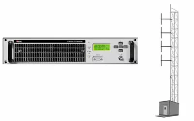 Broadcast 1kW FM Package Transmitter and antennas dipoles at 4400 usd